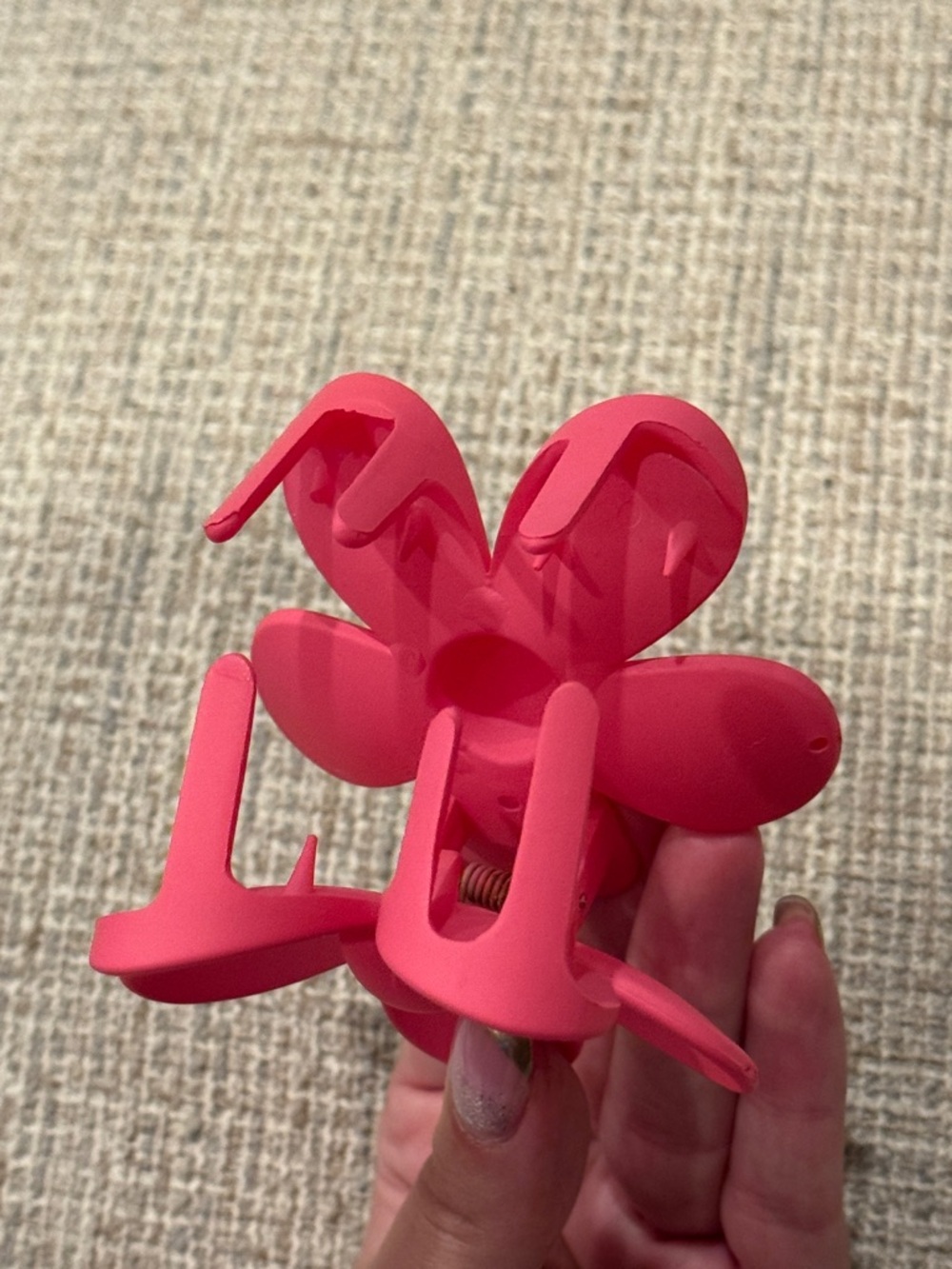 Emi Jay Flower Claw Clip - Pink - Picture 2 of 2